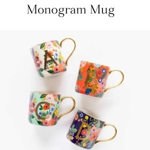 Anthropologie Monogram L Mug